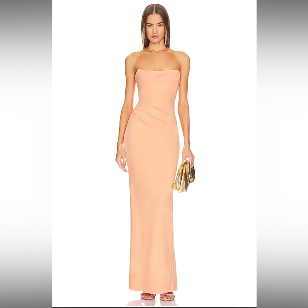 Revolve Michael Costello Briggs Peach Dress size medium - bridesmaid, wedding